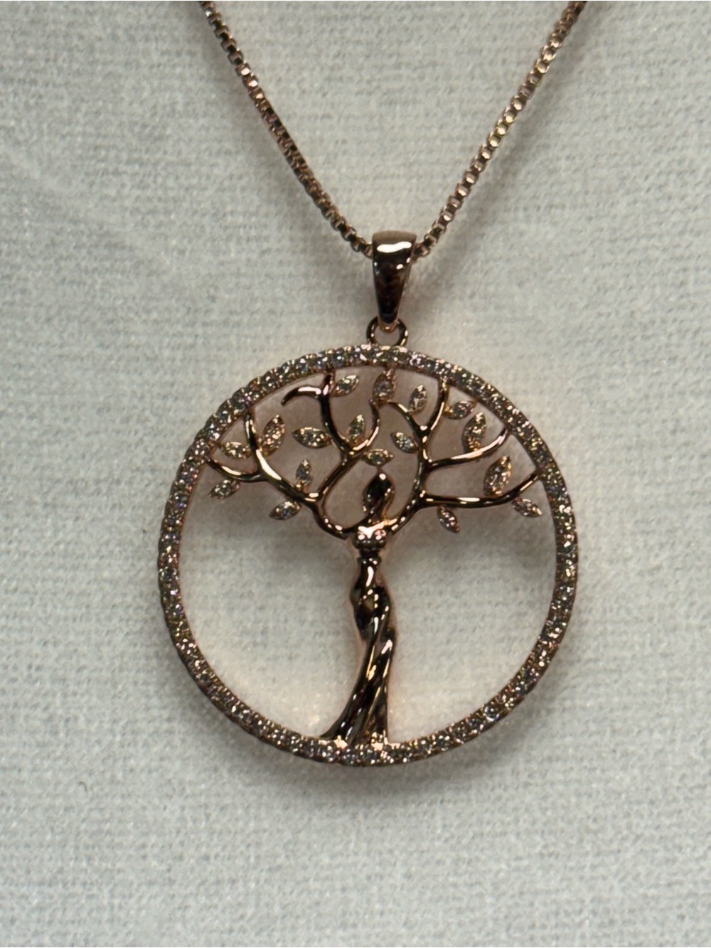 Rose‎ Gold Tree of Life Pendant Necklace - Women Jewelry